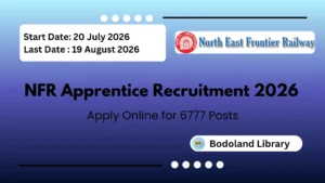 NFR Apprentice Recruitment 2026 – Apply Online for 6777 Posts